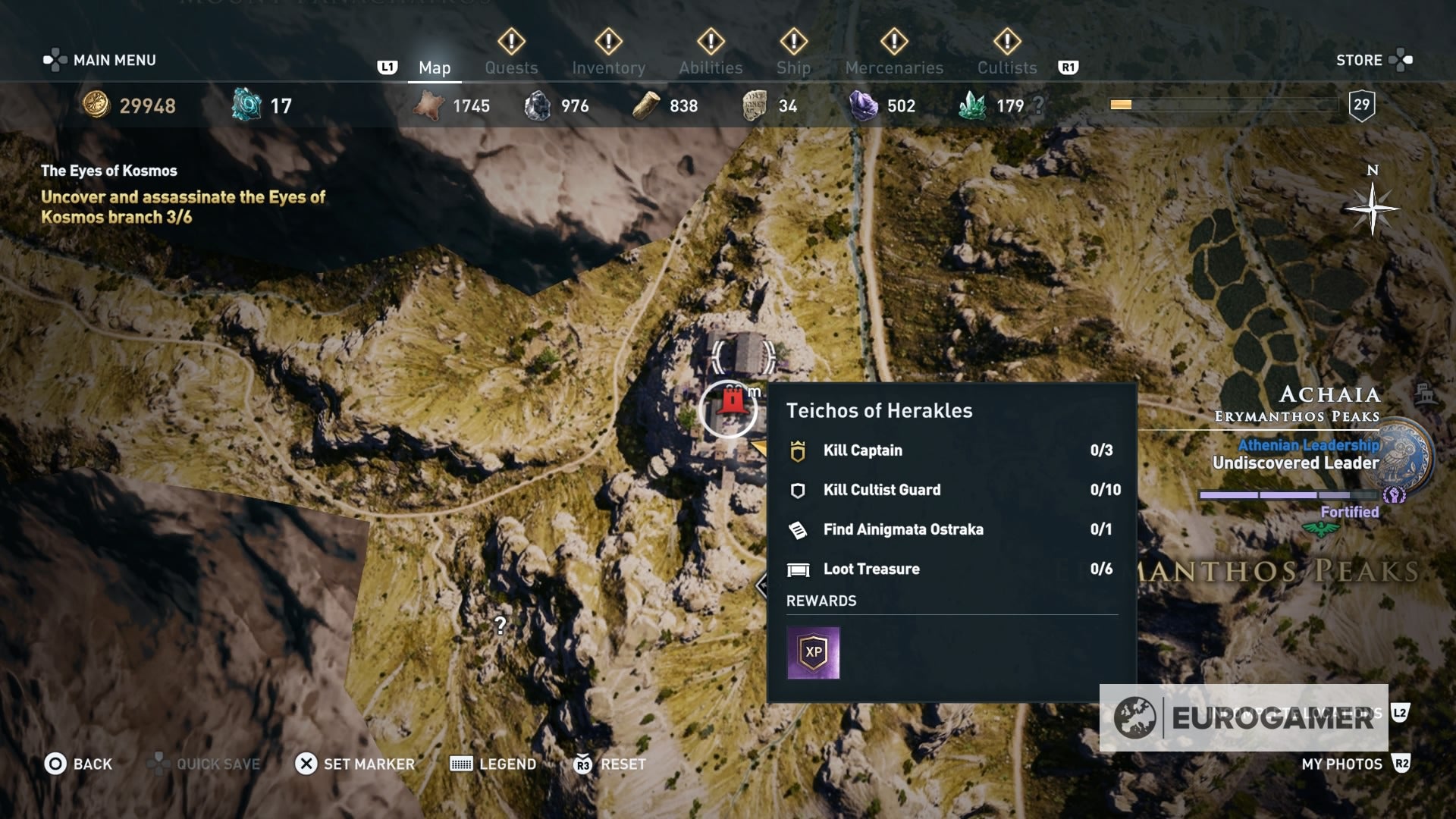 Assassin's Creed Odyssey To the Edge of the World, Dye Dye Dye riddle